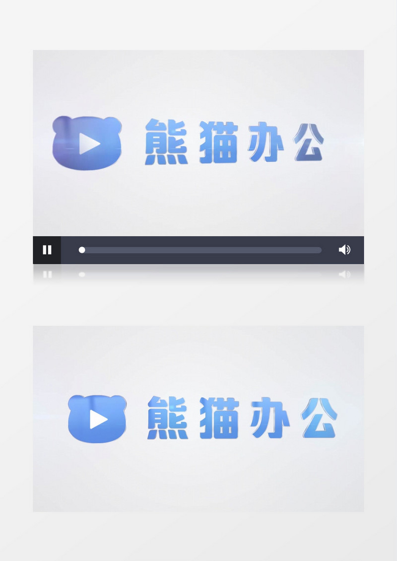 简洁快速闪光Logo动画AE视频模板