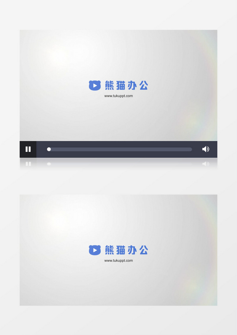 简洁翻转扫光Logo动画AE视频模板