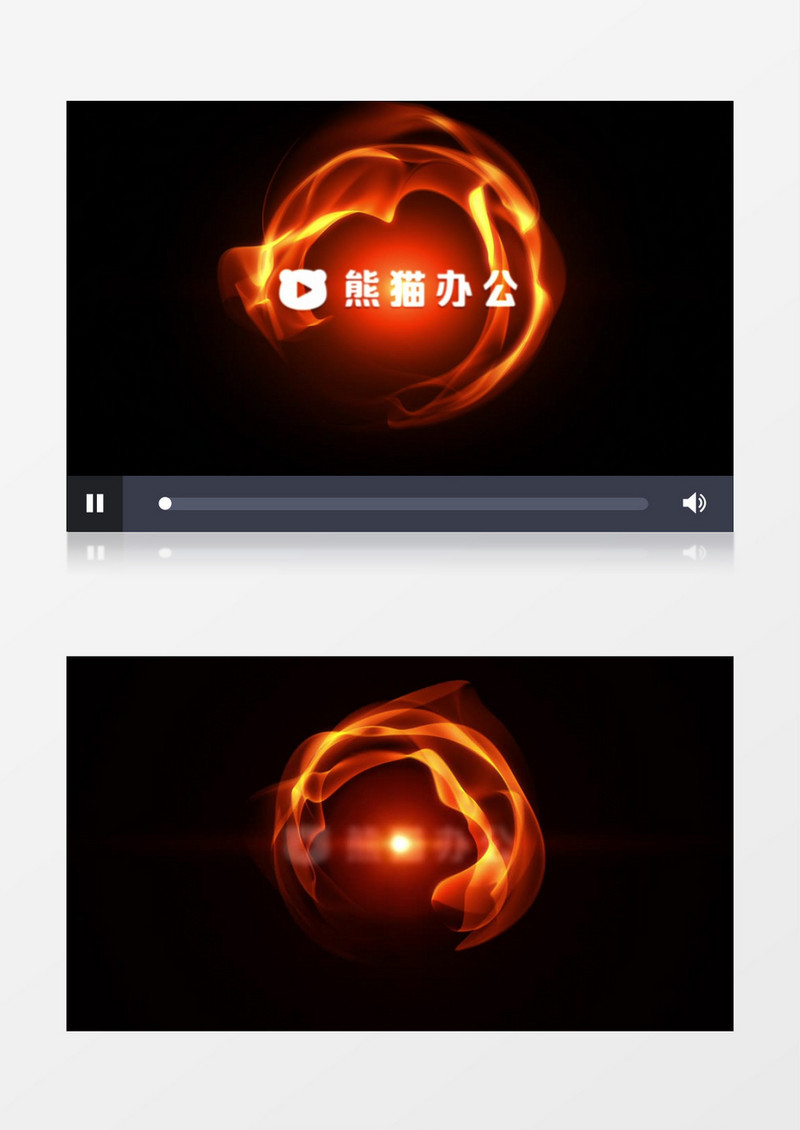 动感粒子logo演绎ae模板