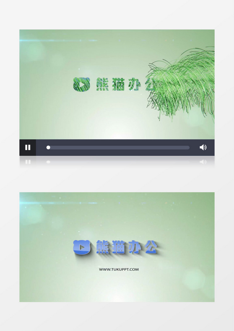 优雅密集丝线缠绕揭示出logo标志AE视频模板