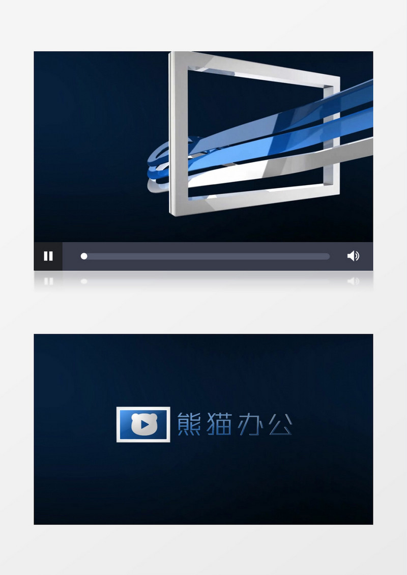大气震撼logo流动展示效果ae视频模板