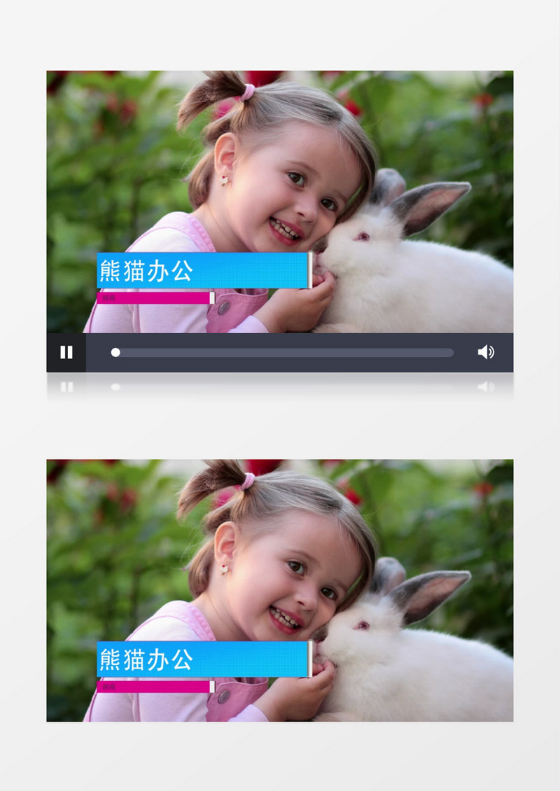 简洁动感边框栏包装ae模板