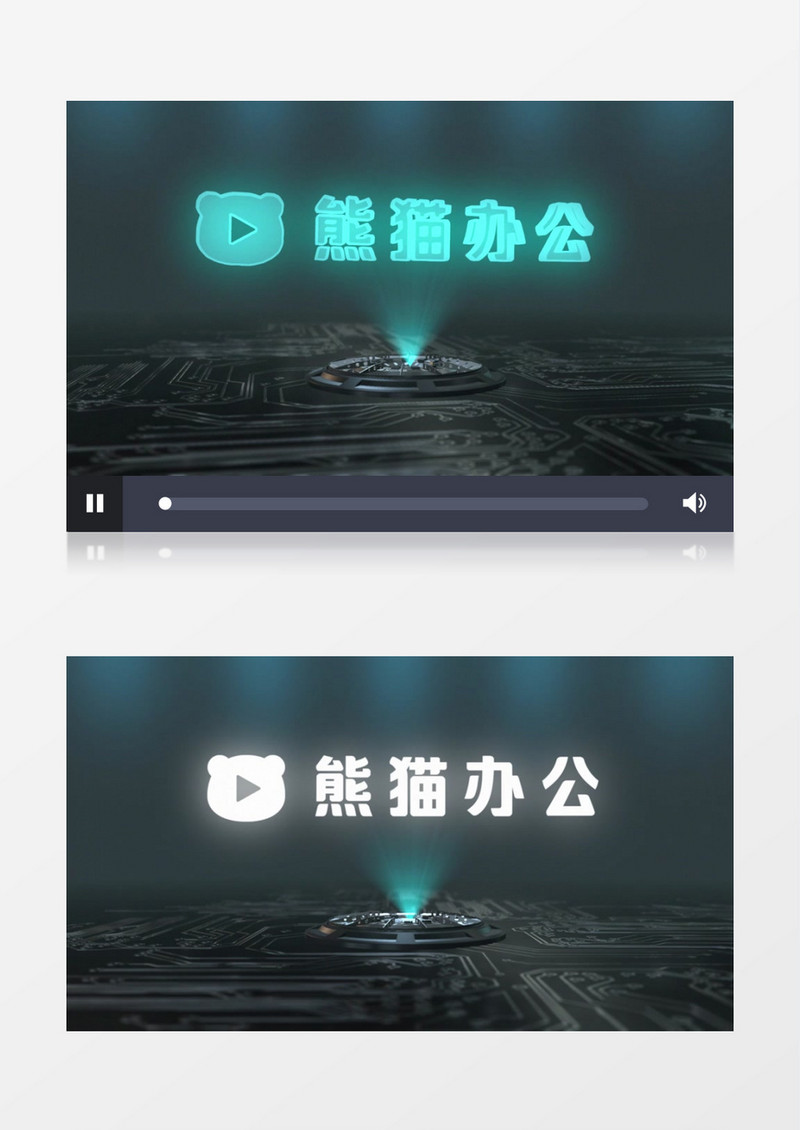 炫酷科技感LOGO展示AE视频模板