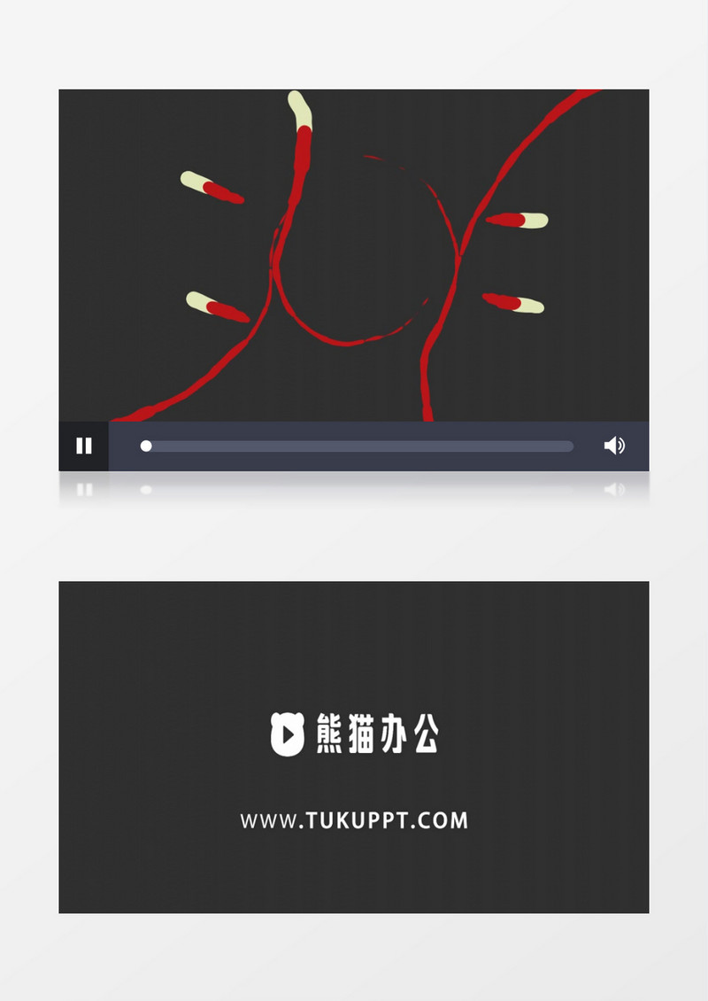 简洁流体logo标志展示ae模板