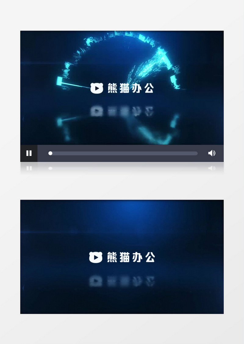 能量故障效果标志动画AE模版