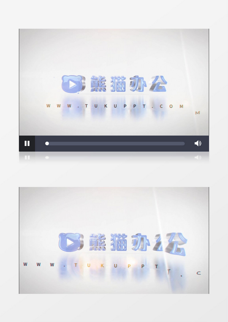  简洁优雅水波标志logo动画AE视频模板