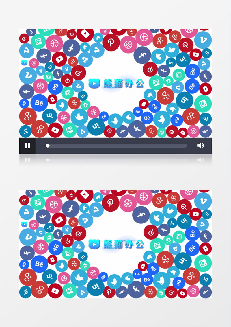 创意媒体图标标志logo动画AE视频模板