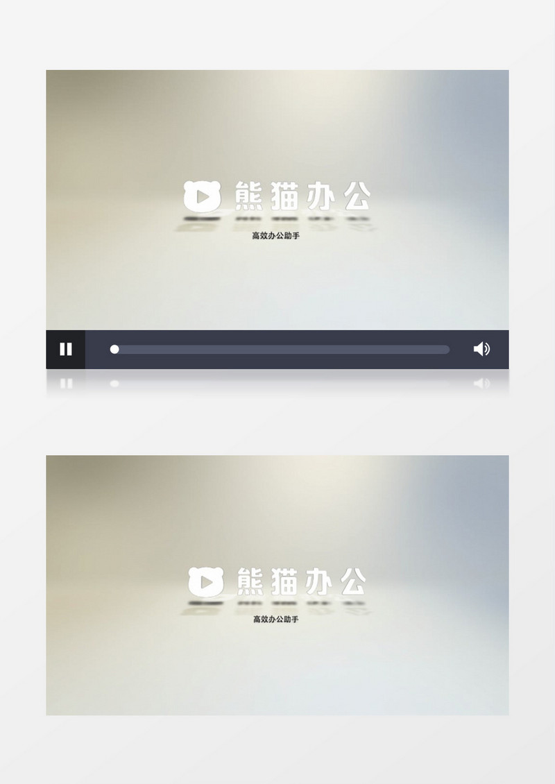 简单由远及近logo标志动画ae模版