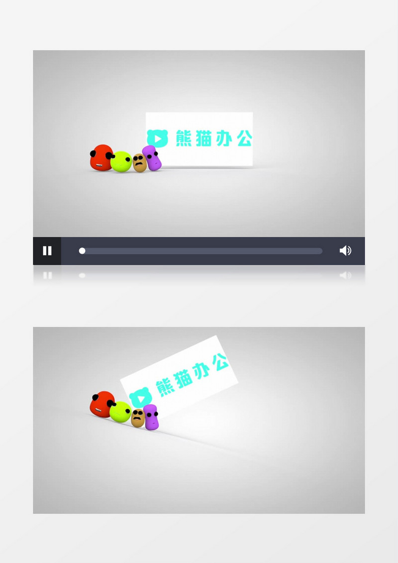 可爱LOGO动画MG片头ae模板