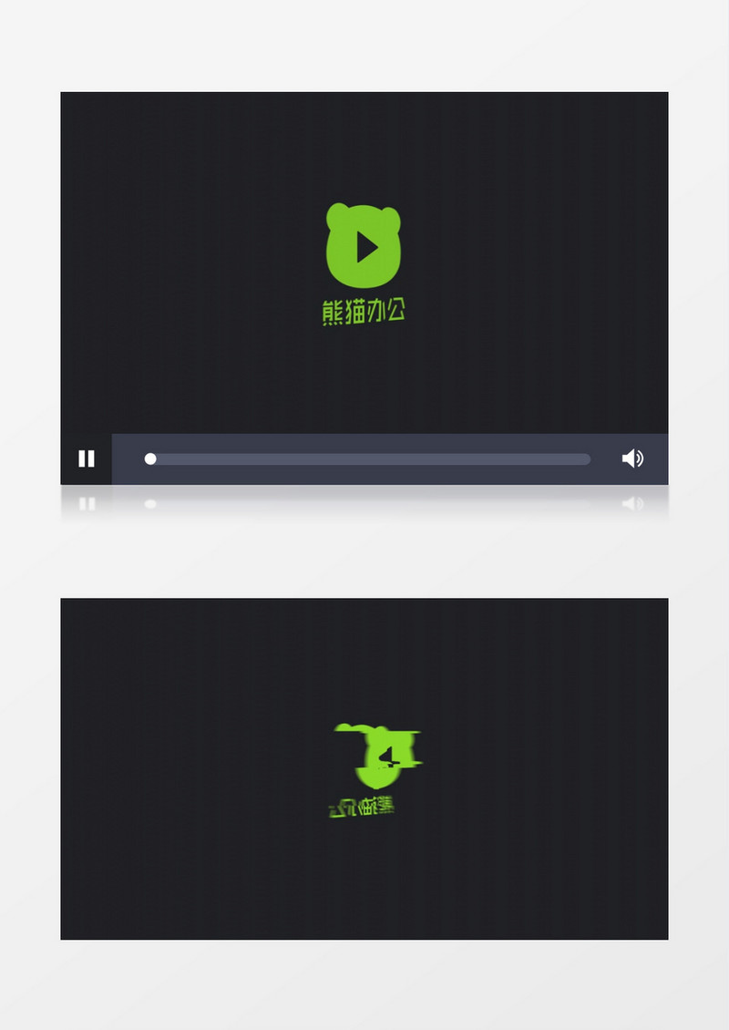 一个简单的logo掉入展示ae视频模板