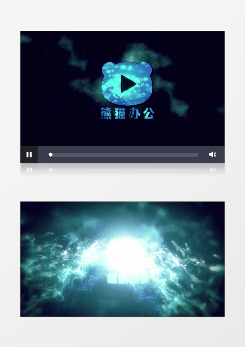 大气魔法汇聚logo入场展示ae视频模板