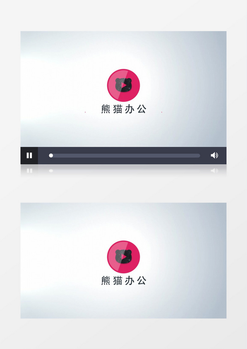 动画动态简洁logo标志展示AE视频模板
