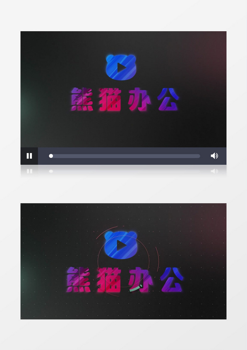 科技感创意图形Logo动画AE视频模板