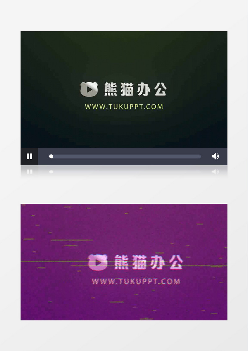 故障效果logo标志片头AE视频模板