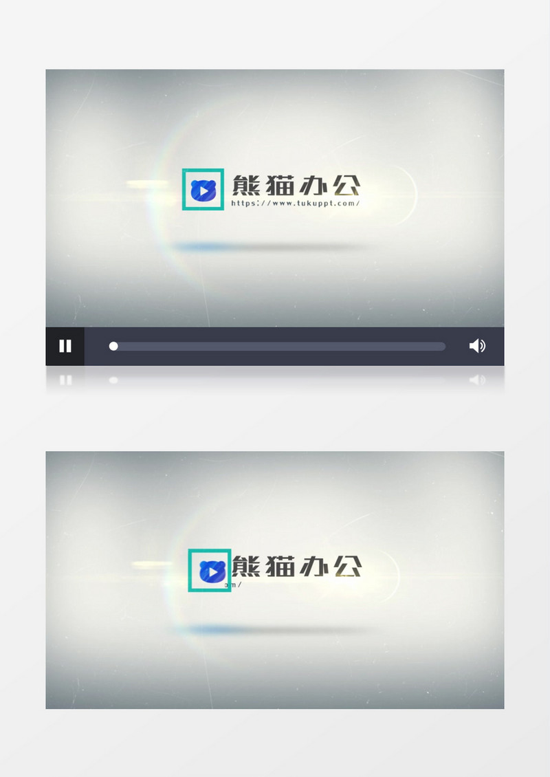 现代风格标志动画ae模板