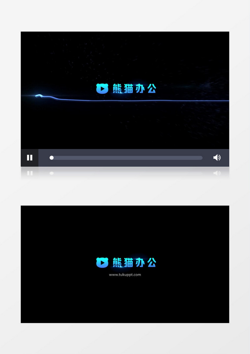 下雨特效标志logo展示ae视频模板