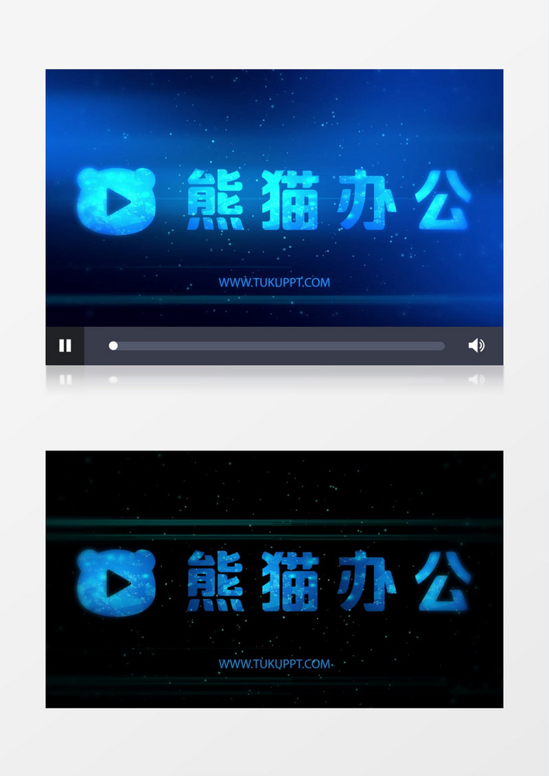 故障效果logo标志展示ae模板