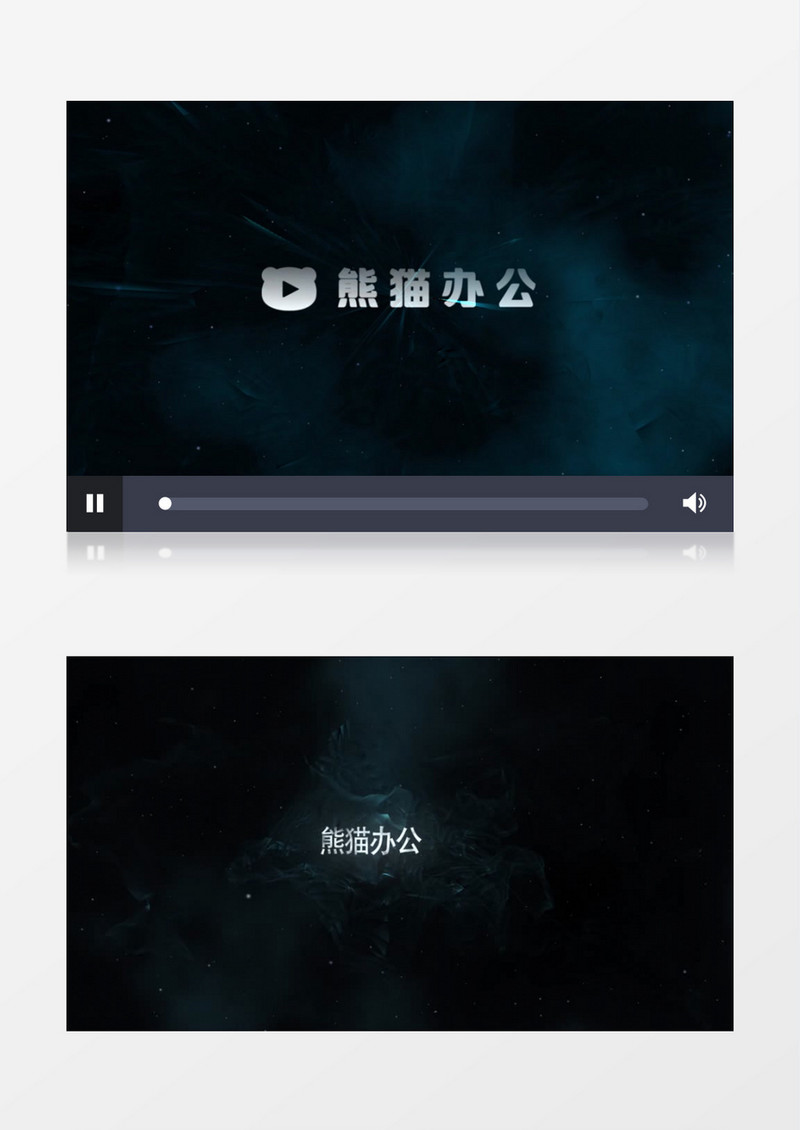 震撼星空粒子logo标志展示AE视频模板