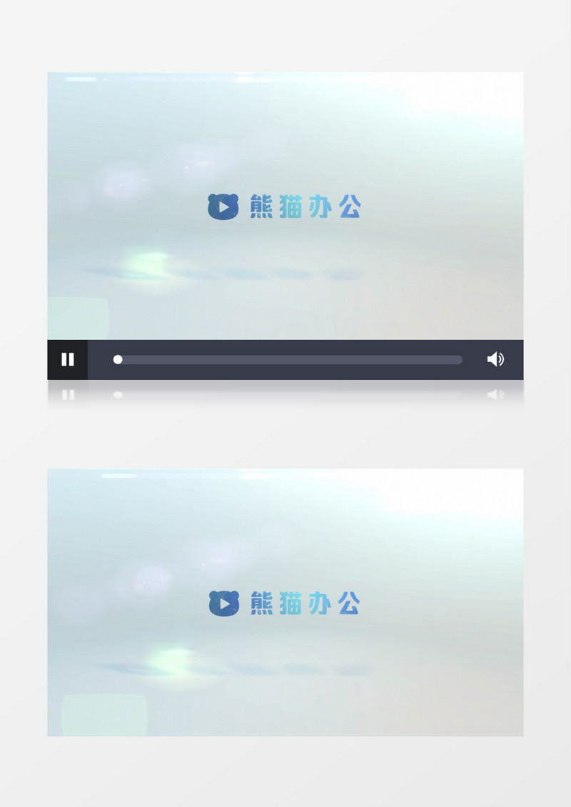 简单百叶窗风格Logo动画AE视频模板