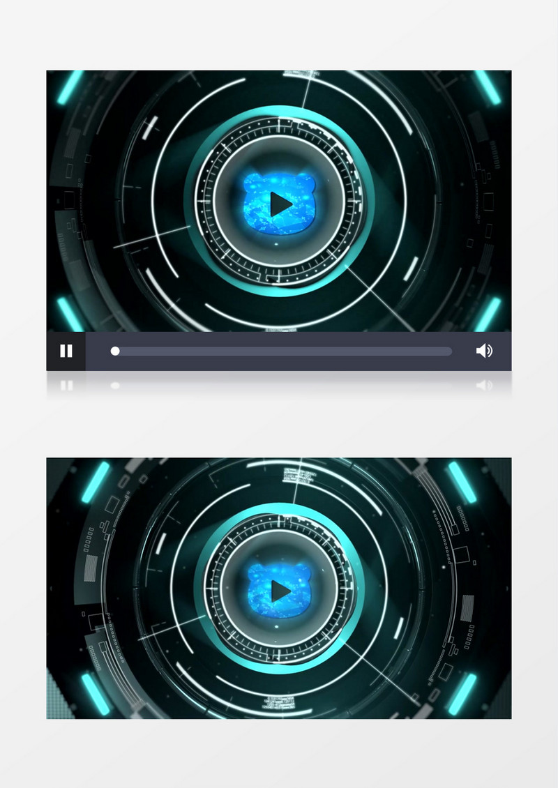  科技感三维场景Logo动画AE视频模板