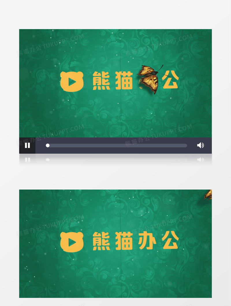 蝴蝶折纸动画视频展示ae视频模板