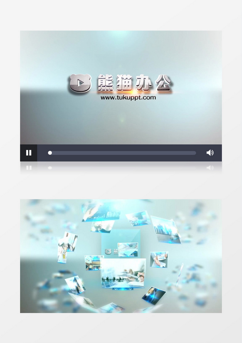 简约商务风高科技LOGO标志片头AE视频模板