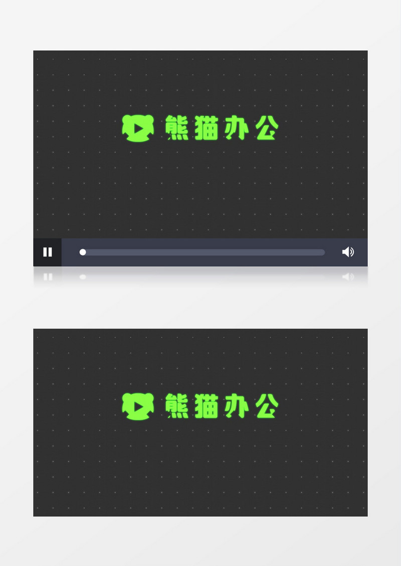 复古科技感信号损坏图形logo动画AE视频模板