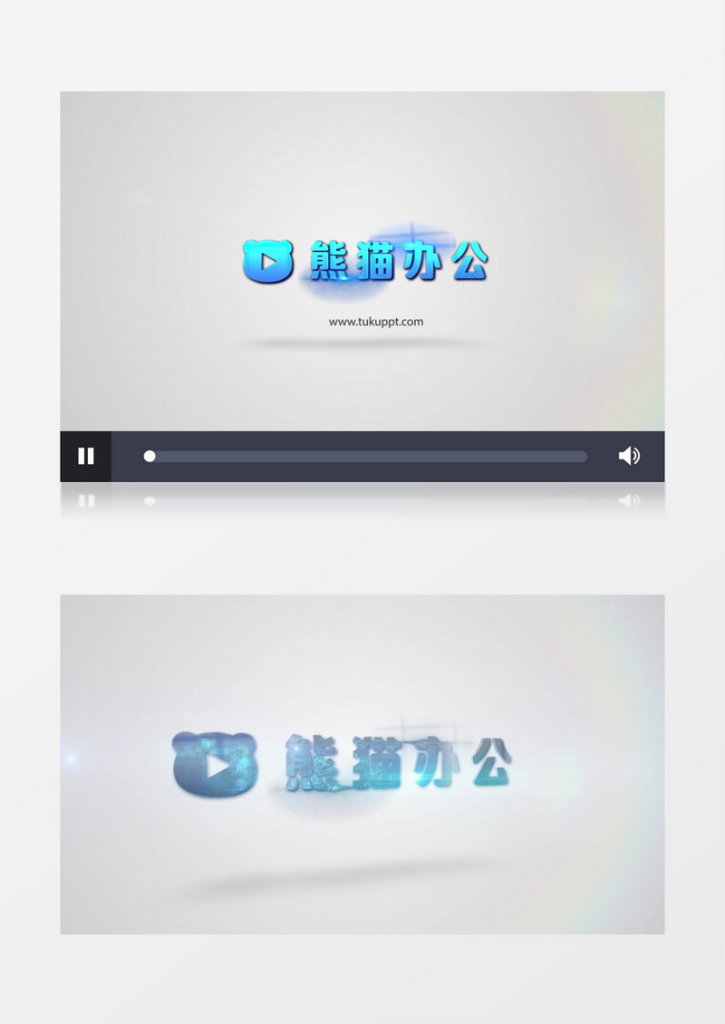 简洁科技感标志ae模板