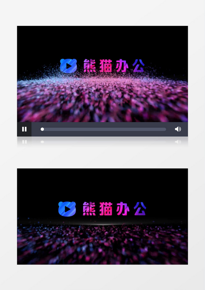 企业介绍粒子如般涌来ae视频模板