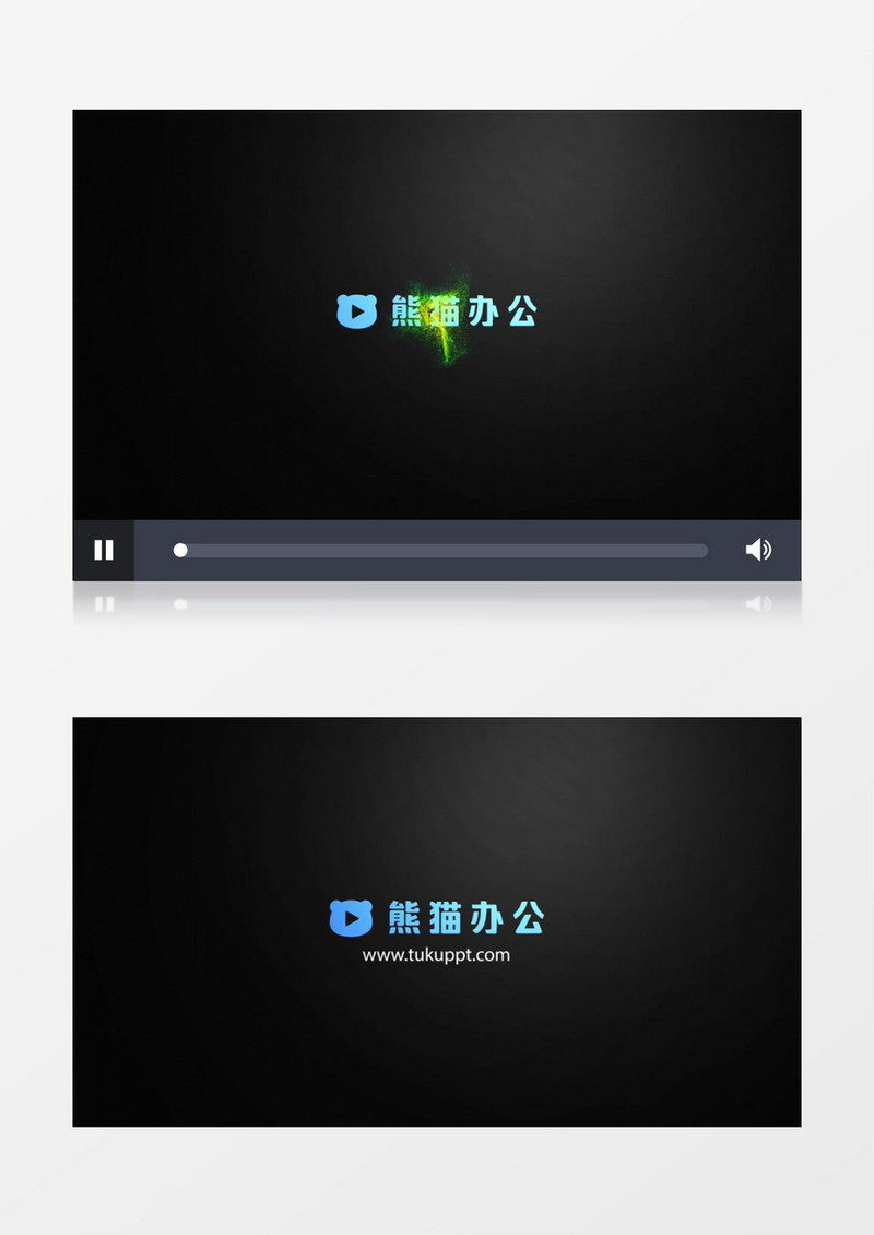 彩色炫酷粒子效果logo展示ae视频模板