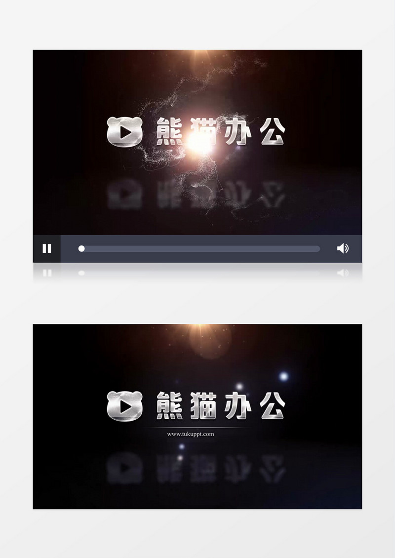 大气粒子效果ae视频模板