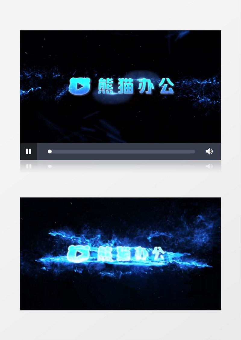 炫彩科技logo标识ae视频模板
