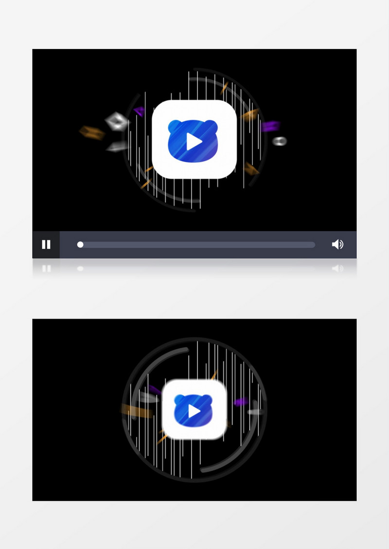 简洁卡通动画元素演绎企业logo标志ae模板