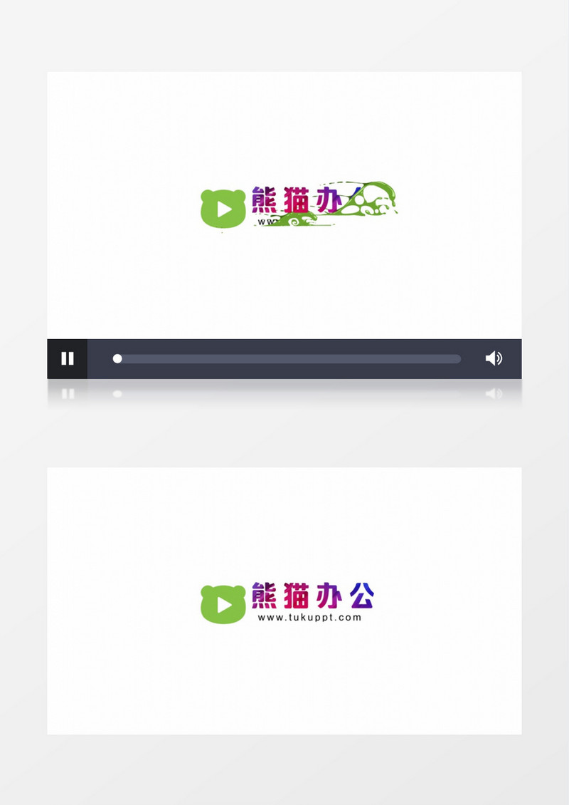 大气流体演绎企业logo标志动画ae模板