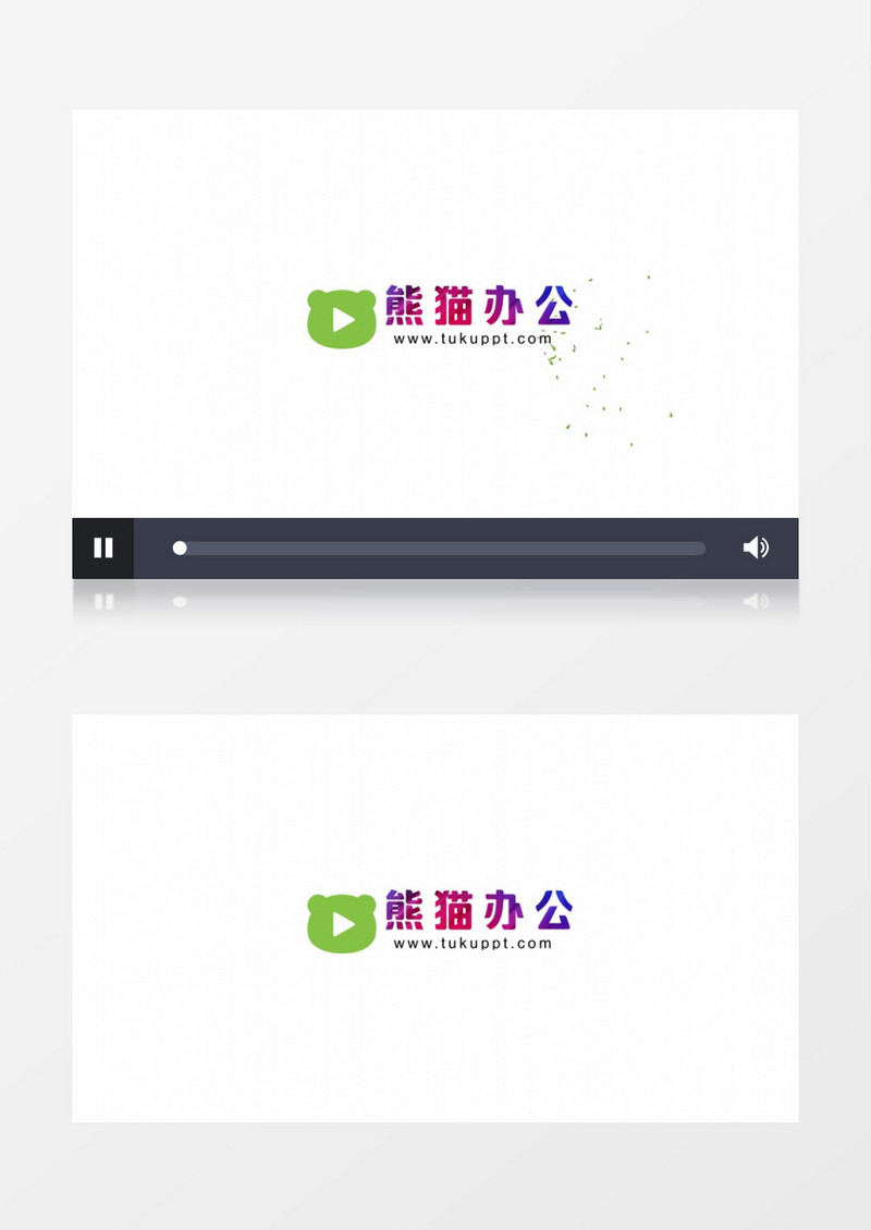 彩色手绘流体标志动画ae模板