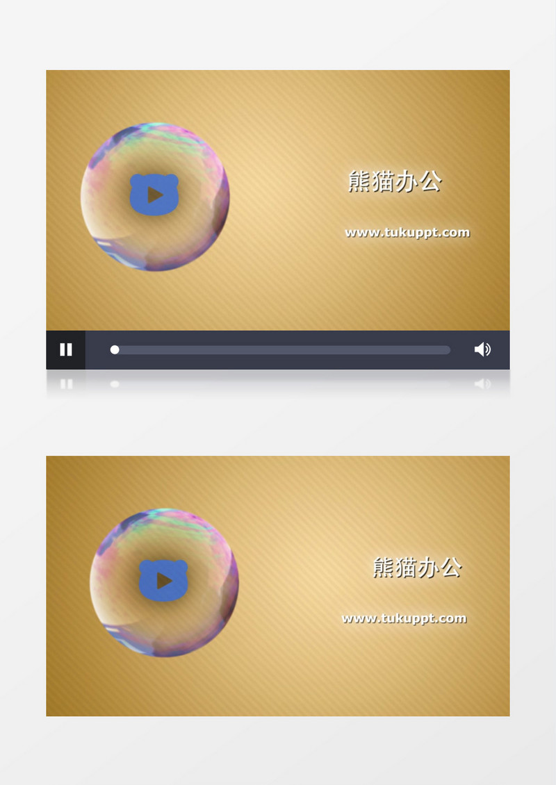 气泡图标logo展示ae视频模板