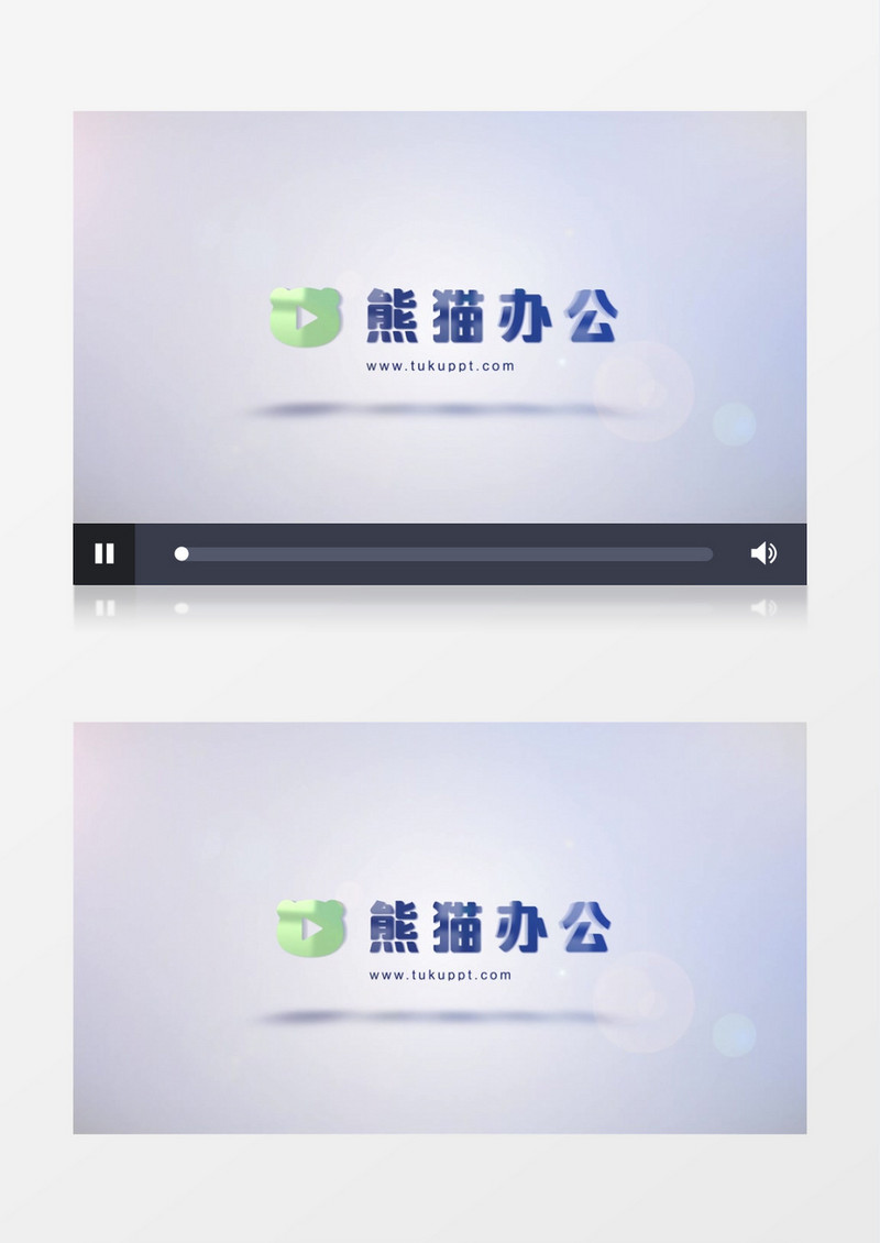 简约3D模型logo入场展示ae视频模板