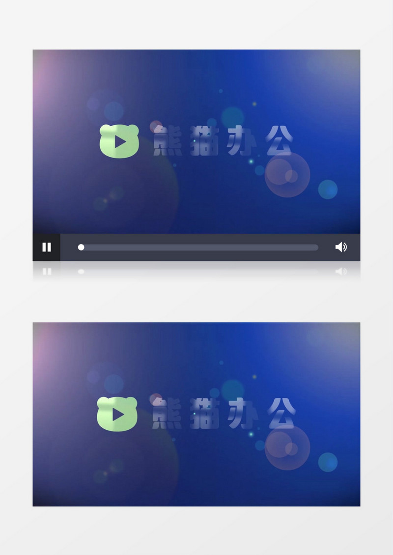 清新海洋粒子logo入场展示ae视频模板