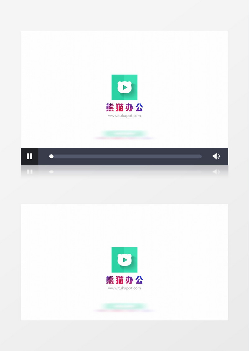 快速简约彩色粒子logo标志动画ae模板