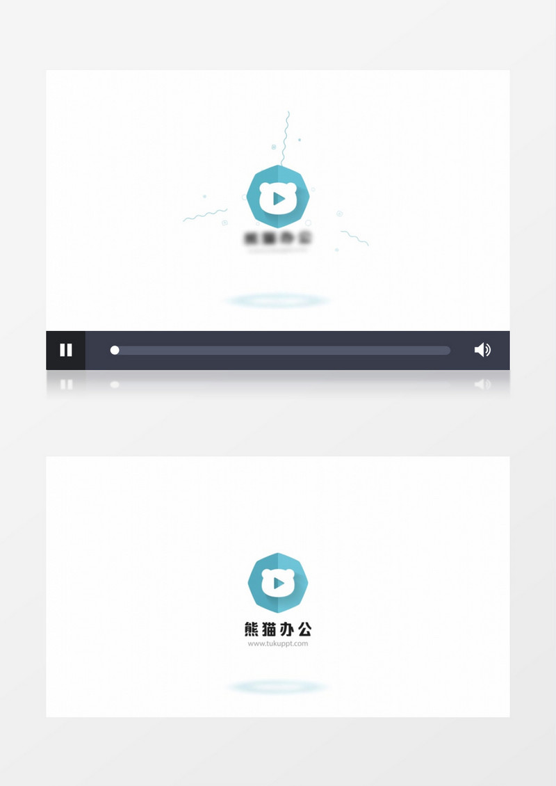 简洁logo标志演绎动画ae模板