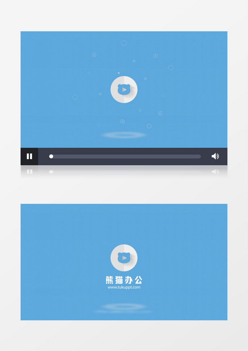 科技迷你标志动画展示ae模板