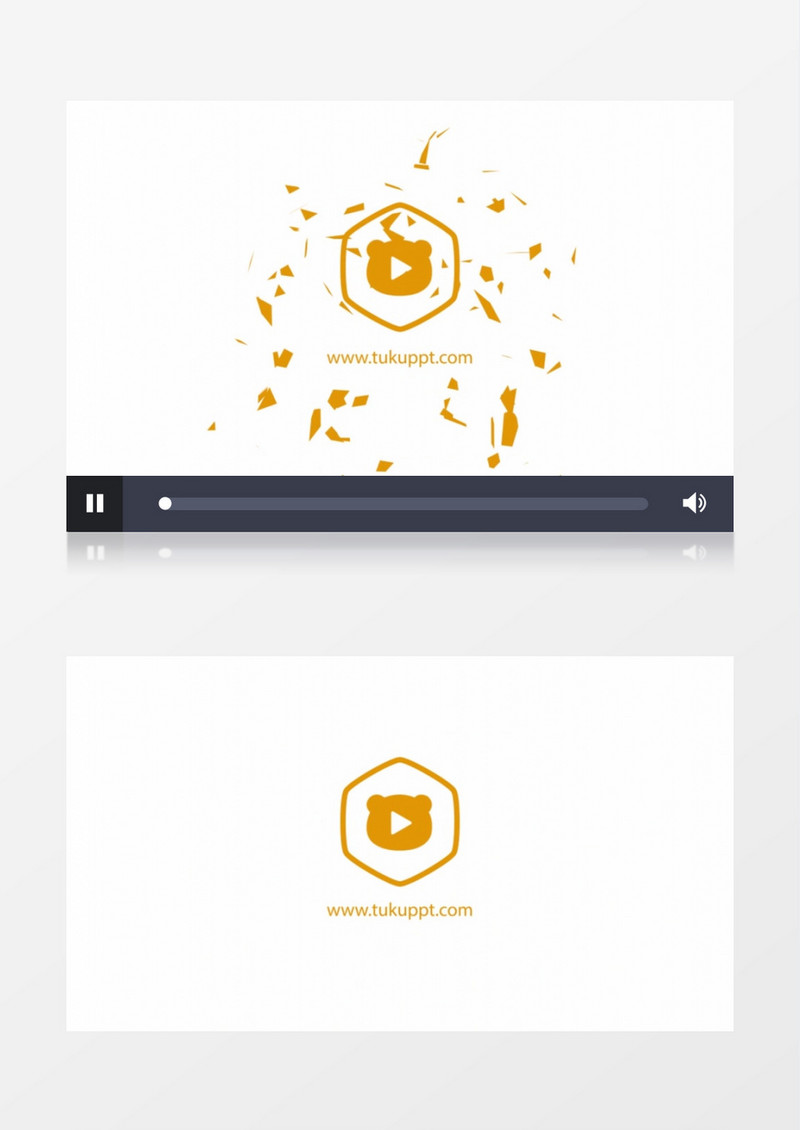 简洁logo标志动画展示ae模板