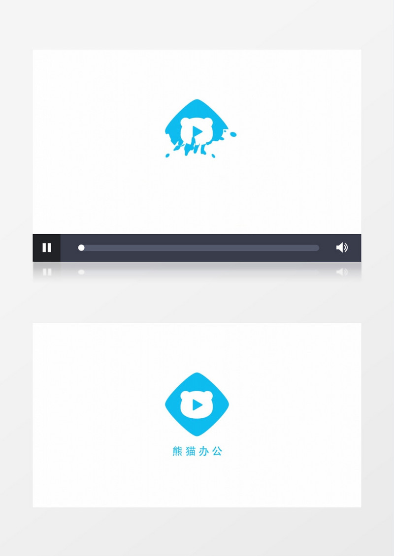 企业简洁logo标志动画ae模板