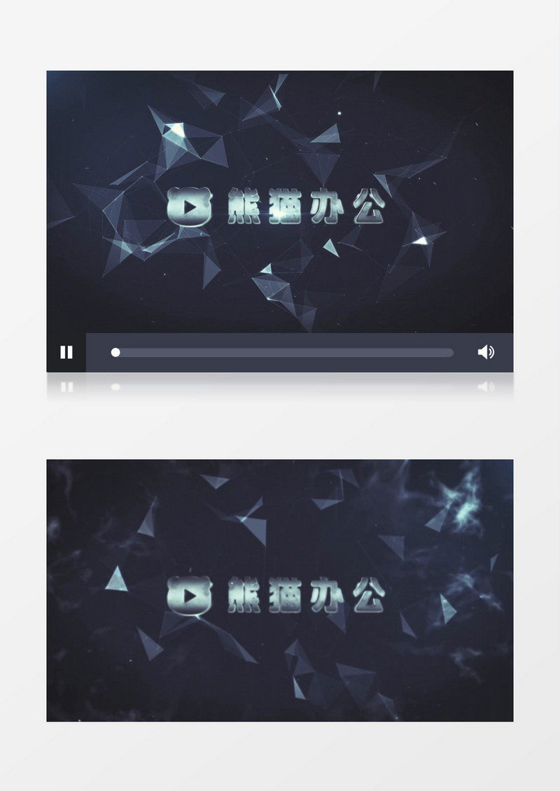  多组暗黑抽象标志logo展示AE视频模板