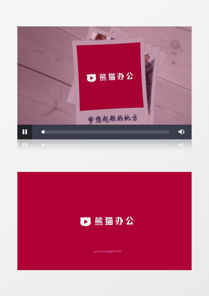创意照片掉落标志logo展示AE视频模板