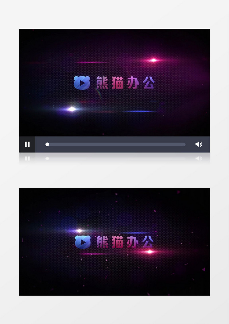 震撼破碎酷炫标志logo展示AE视频模板