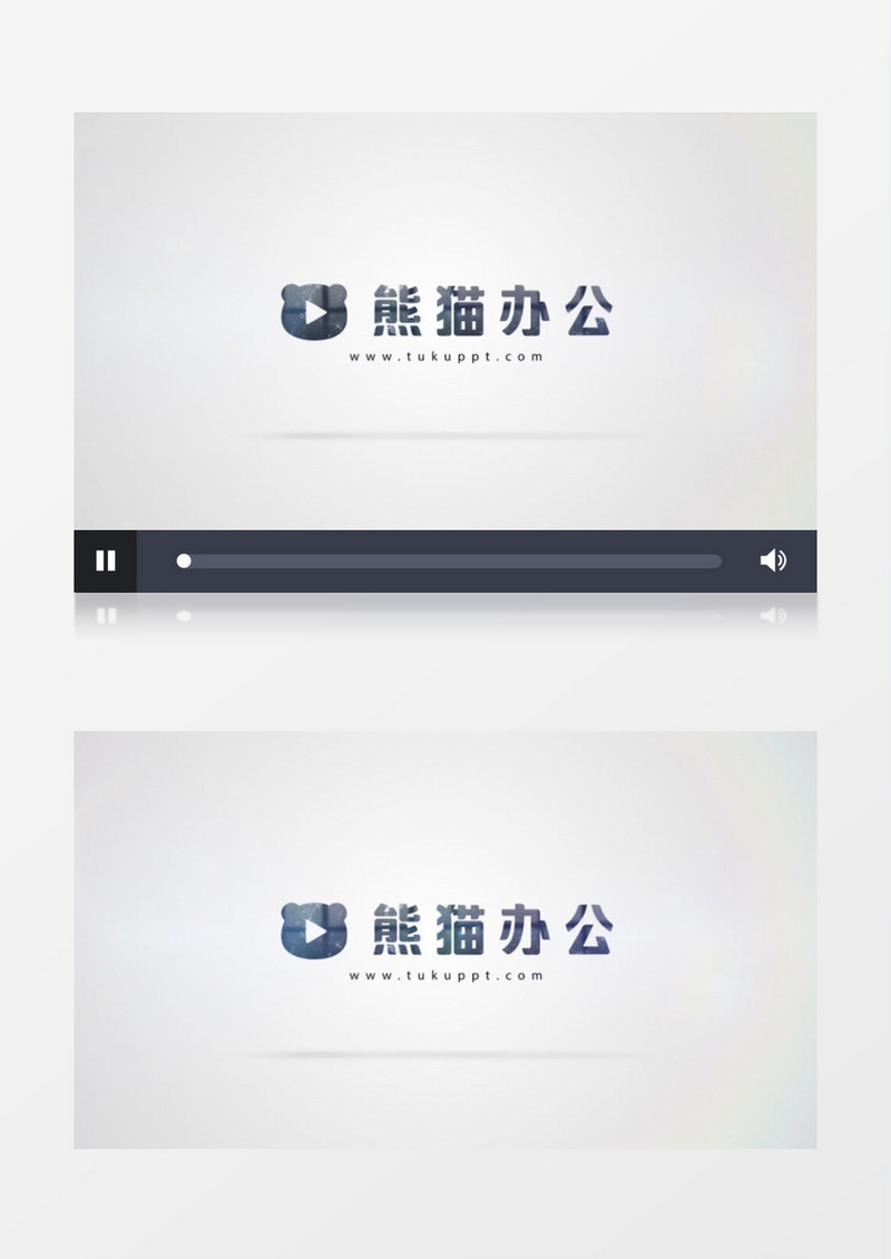 简洁时尚企业logo标志动画包装