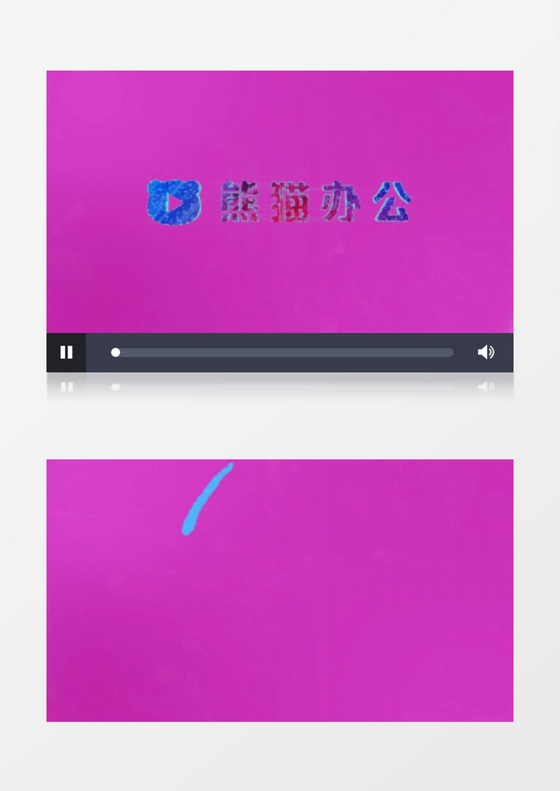 大气卡通动画标志ae模板