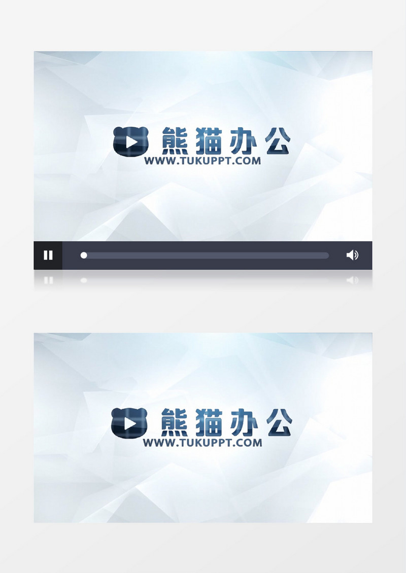 简单扫光Logo动画AE视频模板