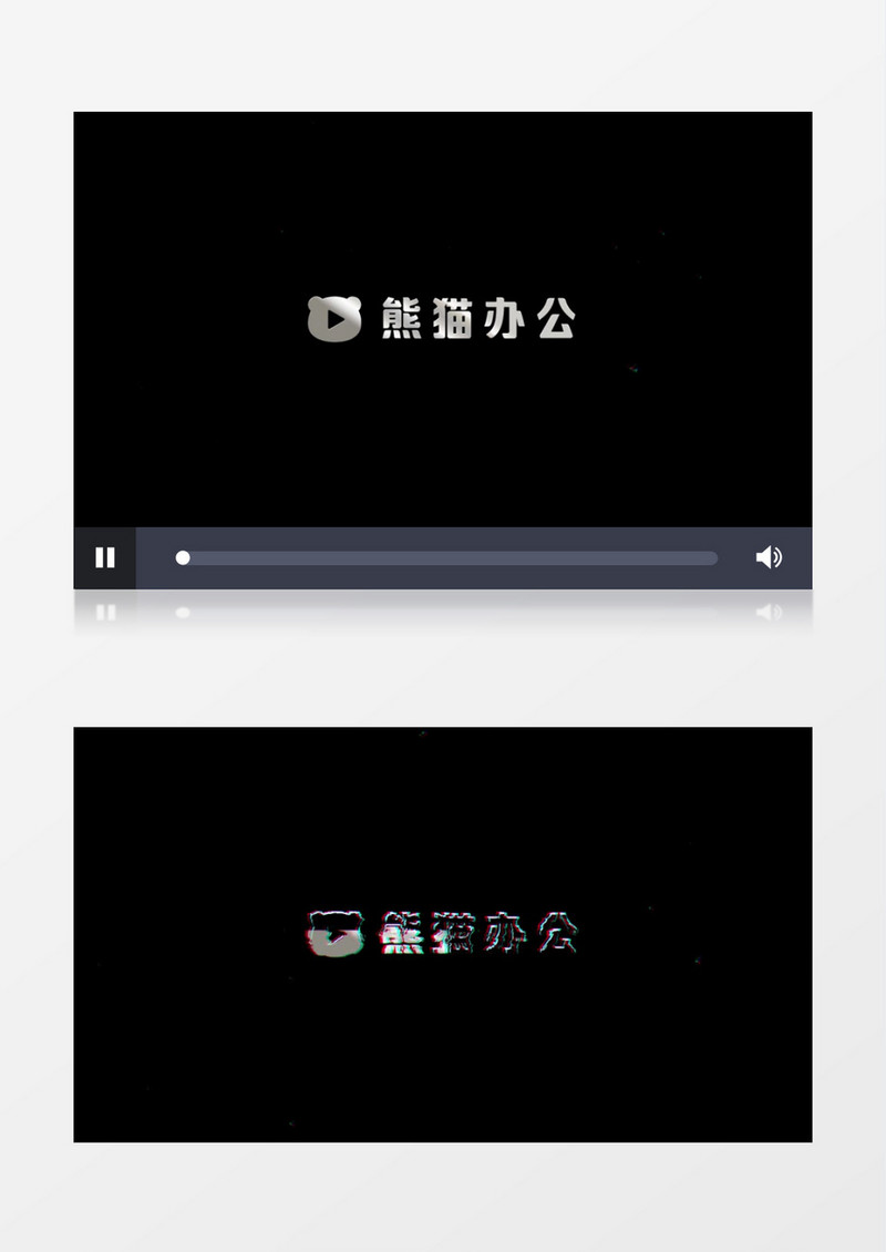 故障效果LOGO展示AE模板